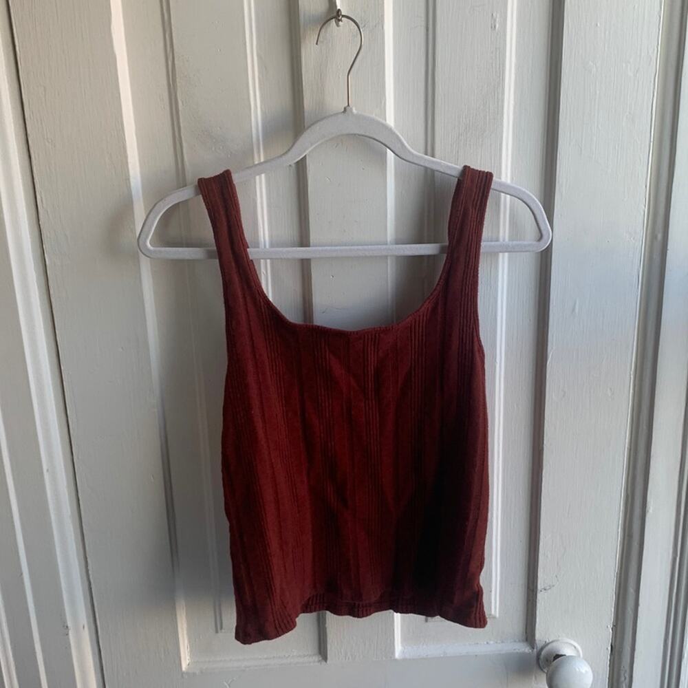 American Eagle Red Tank Top